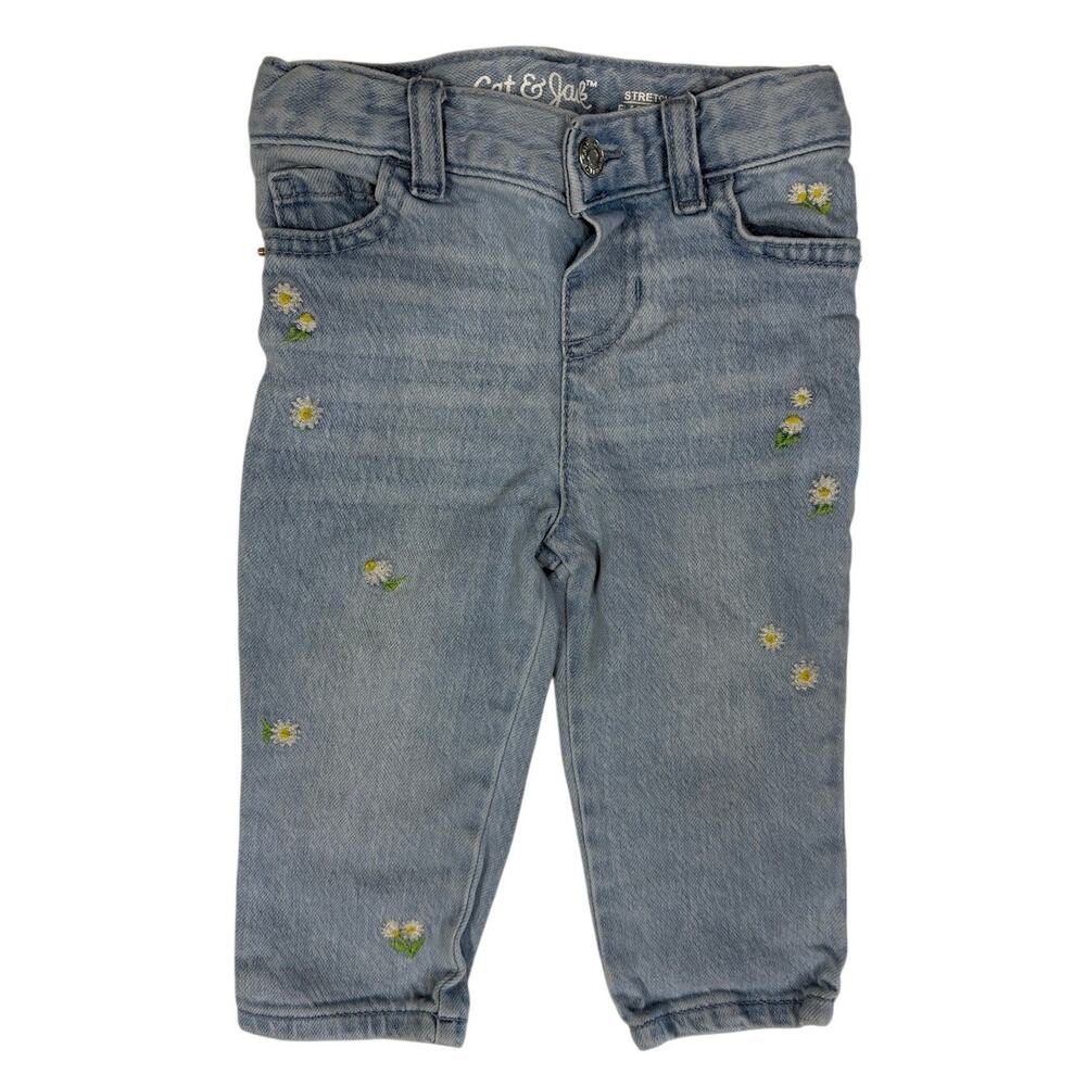 Embroidered Daisy Jeans – Cat & Jack – 18mo